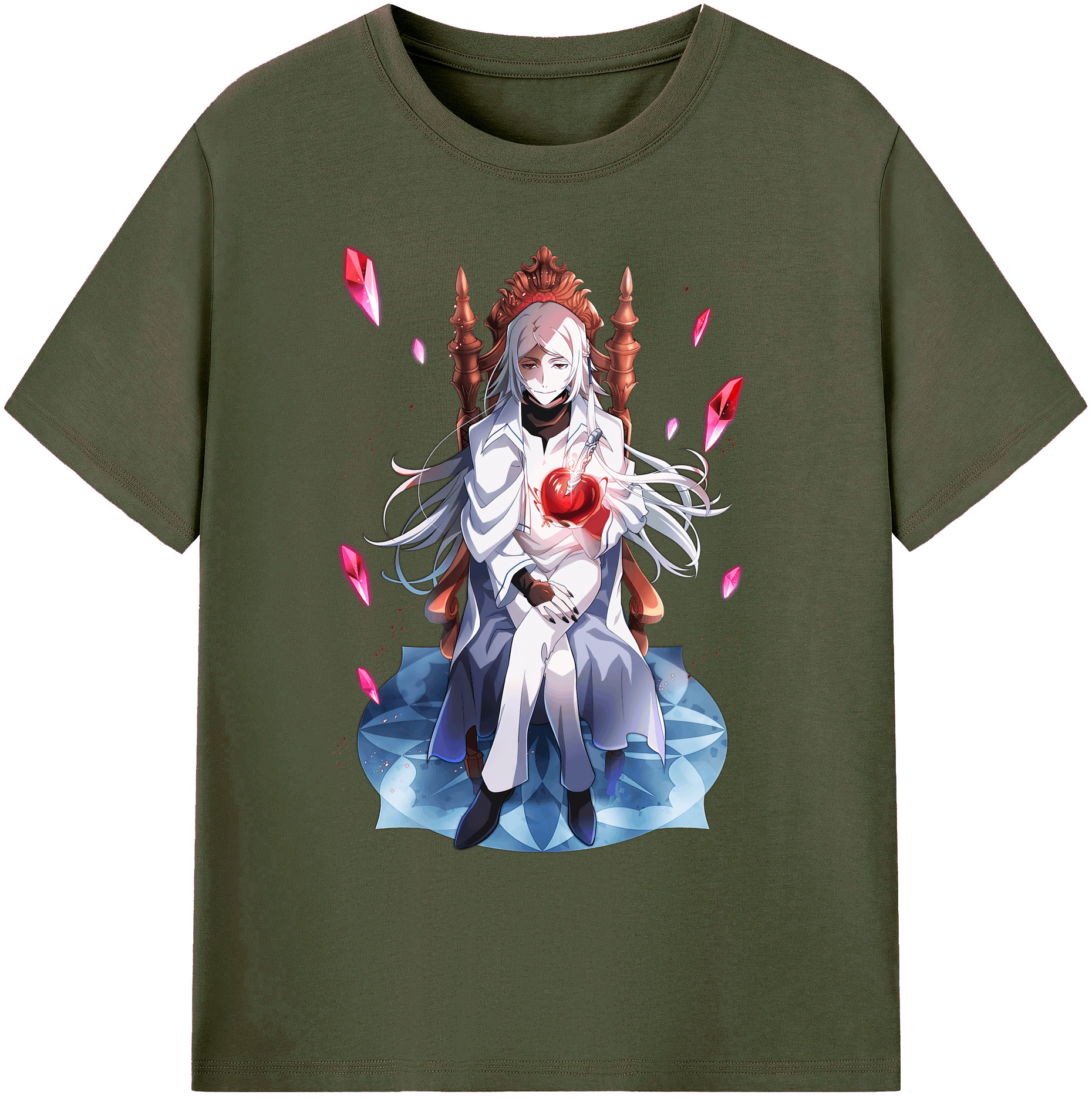 （画像用） 文豪ストレイドッグス Bungo Stray Dogs 綿100％ メンズ半袖Tシャツ｜肌触りやわらか＆通気性